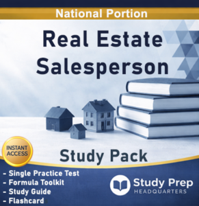 Real Estate Salesperson – National Portion Study Pack 1 Real Estate Salesperson Study Pack