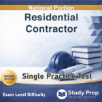 Residential Contractor Single Practice Test
